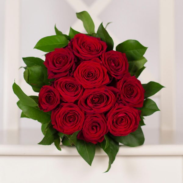 Buchet cu 11 trandafiri rosii