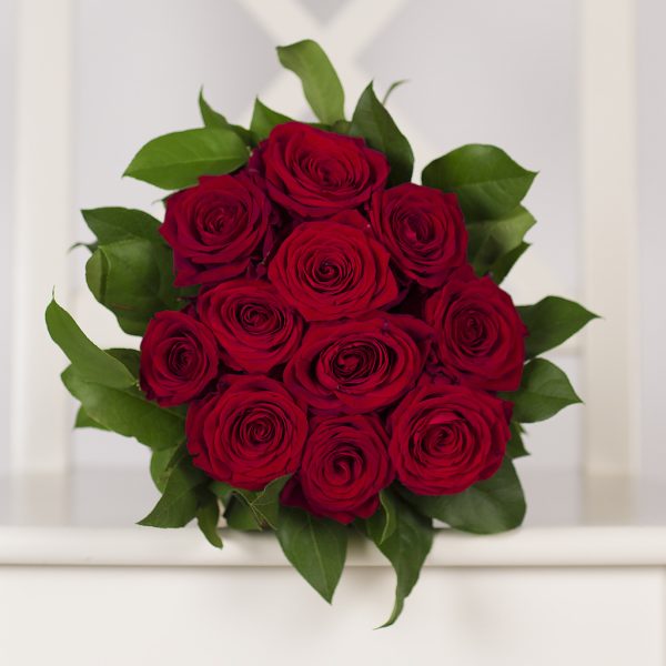 Buchet cu 11 trandafiri rosii