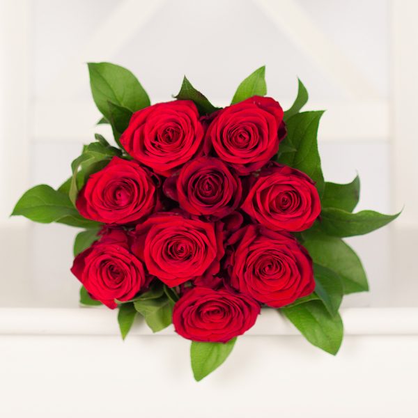 Buchet 9 trandafiri rosii