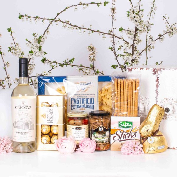 Cos cadou gourmet de Paste cu paste si ciuperci