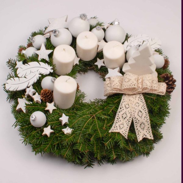 XMAS151-Coronita-de-masa-cu-lumananri-si-brad-ceramic