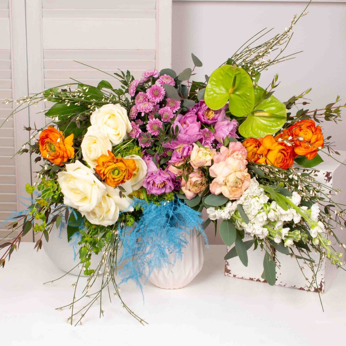 Bunchet cu flori de primavara impresionant